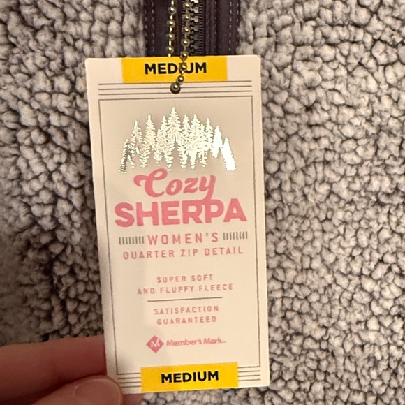 Sherpa Light Gray Teddy Jacket - Picture 2 of 4